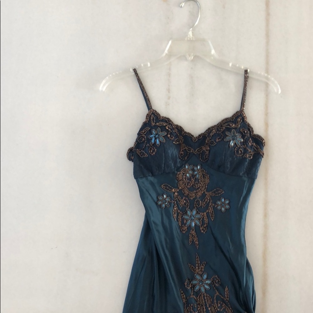 Beaded Silk Dress